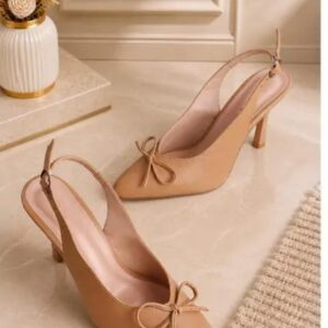 Style Women Pointed Toe Slingback Heels